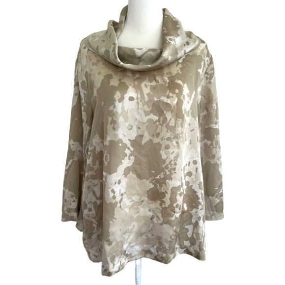 MICHAEL Michael Kors Tops - Michael Kors Blouse Cowl Neck 3/4 Sleeve Size Large